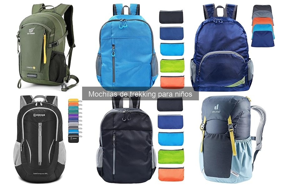 ¿Qué tamaño de mochila de trekking necesita un niño?