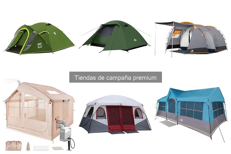 ¿Qué tamaño de tienda de campaña premium necesito?