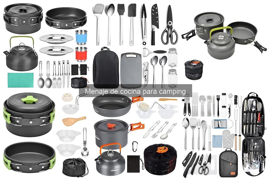 Recetas fáciles para cocinar en camping con menaje adecuado