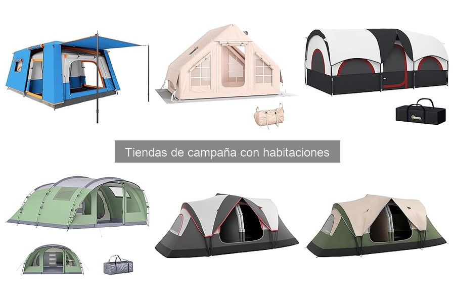 Reseñas de Tiendas de Campaña con Habitaciones para Cada Uso