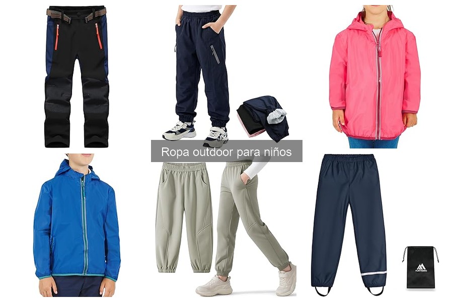 Ropa outdoor para niños según actividades específicas