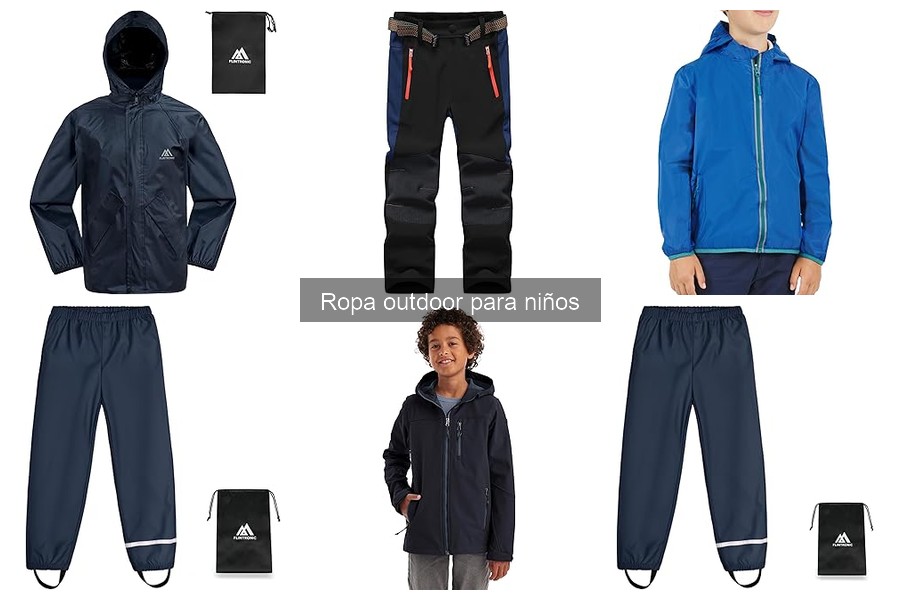 Ropa outdoor versátil para niños en crecimiento