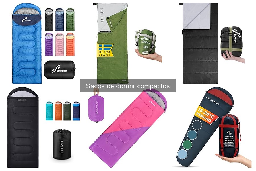 Sacos de dormir compactos para condiciones extremas