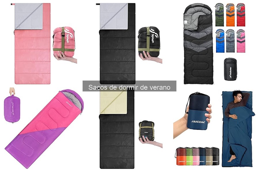 Sacos de dormir de verano para camping en climas húmedos