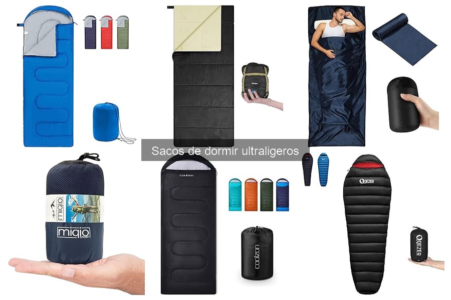 Sacos de dormir ultraligeros para climas fríos: comparativa 2023
