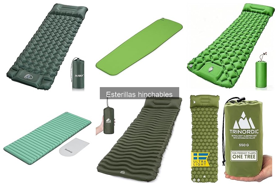 ¿Son buenas las esterillas hinchables para campistas principiantes?