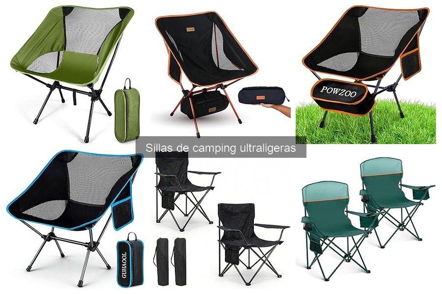 ¿Son cómodas las sillas de camping ultraligeras para largas estancias?