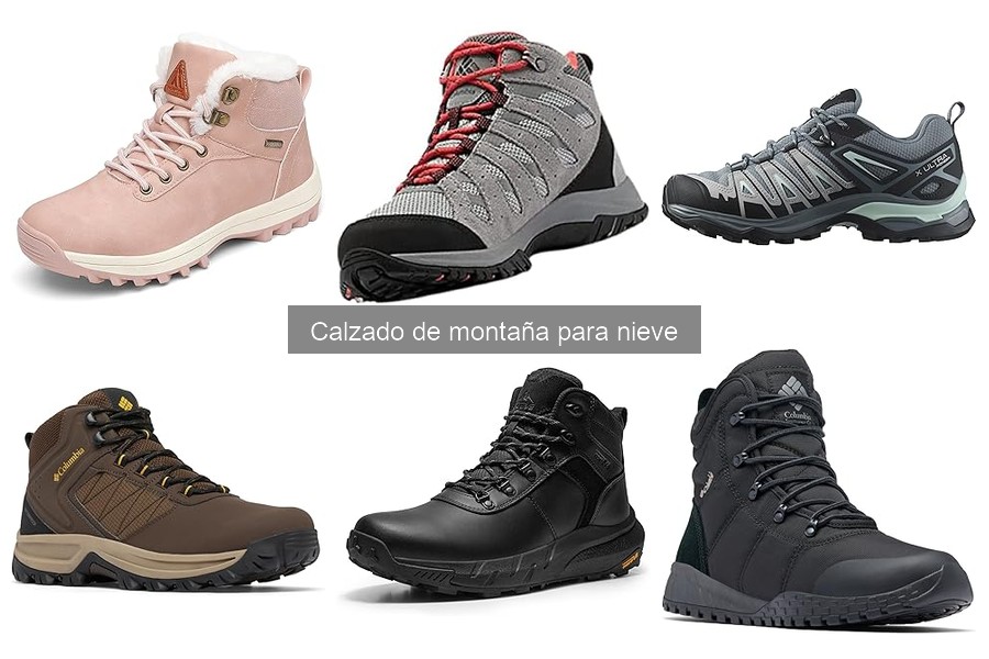 ¿Son impermeables las botas de montaña para nieve?