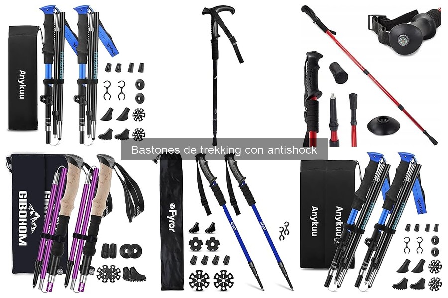 ¿Son necesarios los bastones de trekking antishock para senderismo?