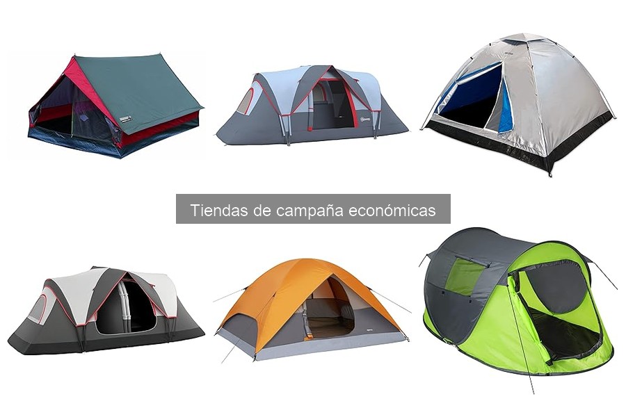 Tiendas de campaña económicas para clima frío: comparativa