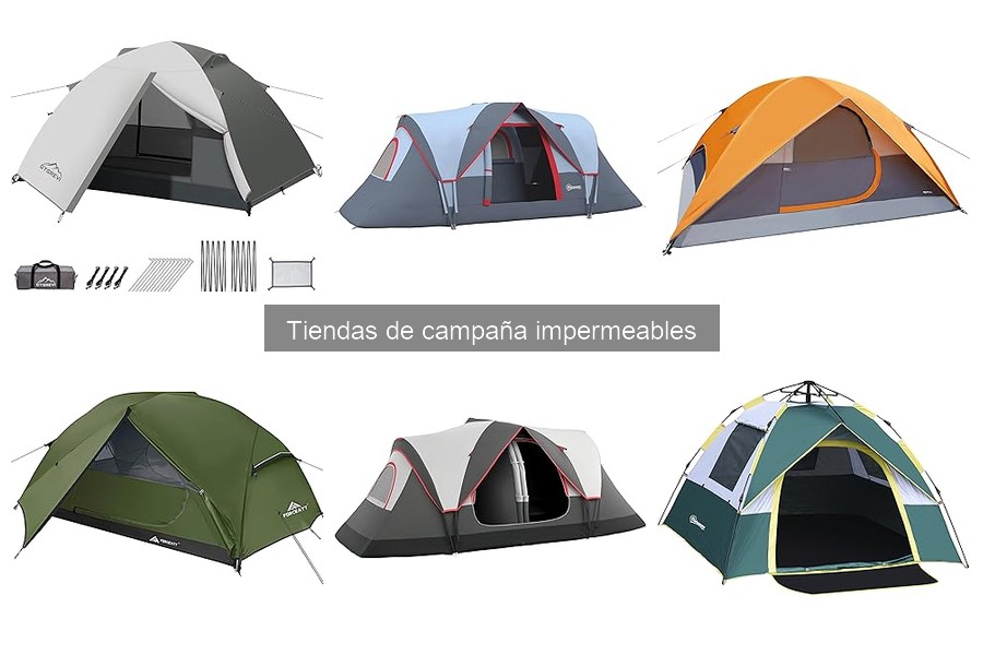 Tiendas de campaña impermeables: características esenciales