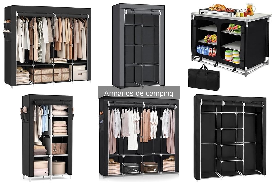 Tipos de armarios de camping: plegables y más opciones