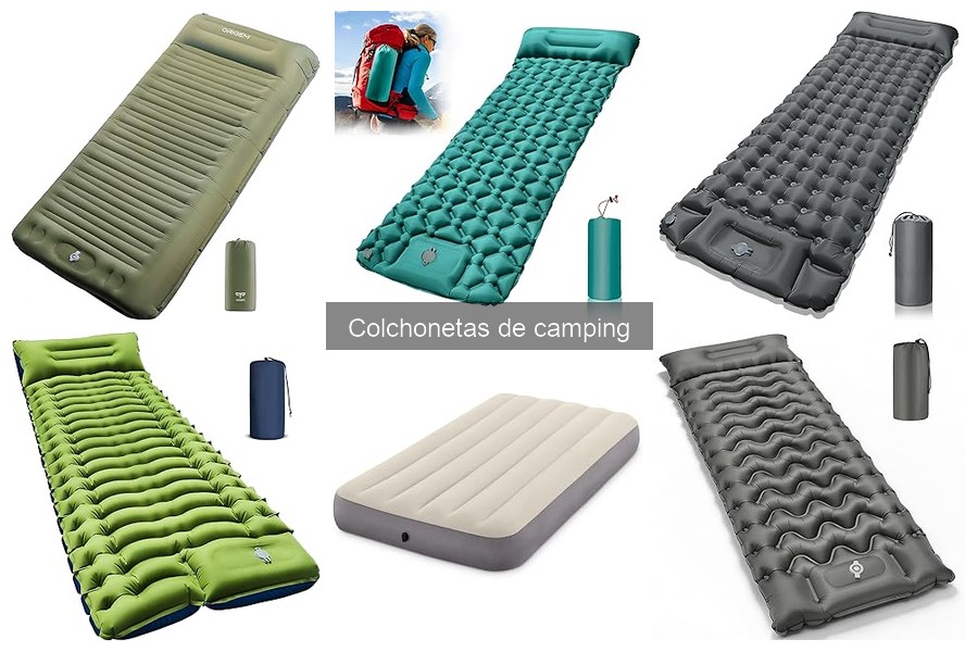 Tipos de colchonetas de camping: ventajas y desventajas