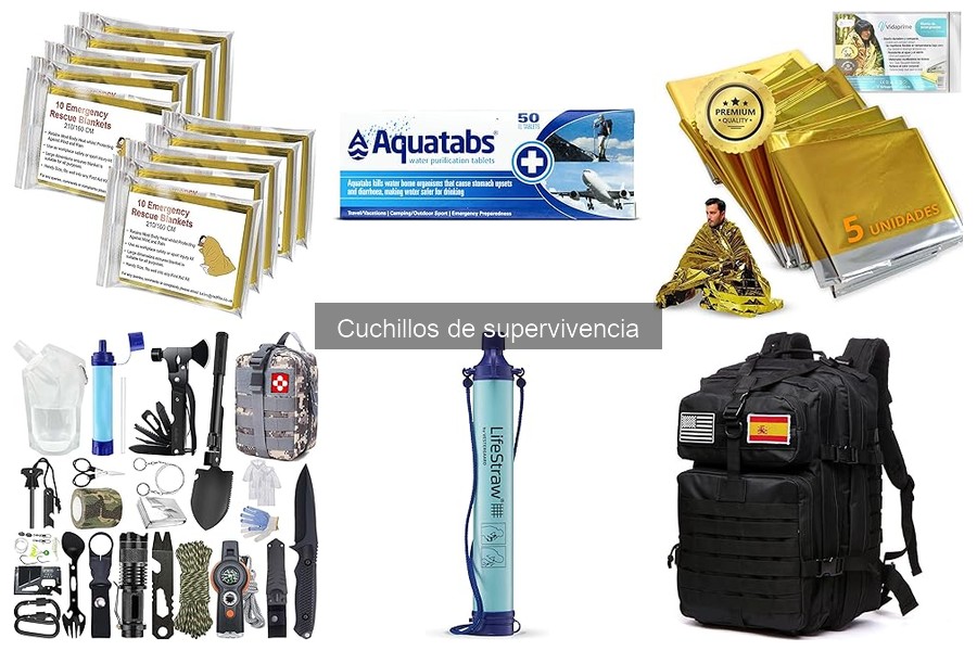 Tipos de cuchillos de supervivencia y sus mejores usos