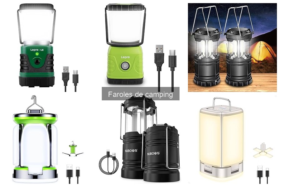 Tipos de faroles de camping: guía para elegir el mejor