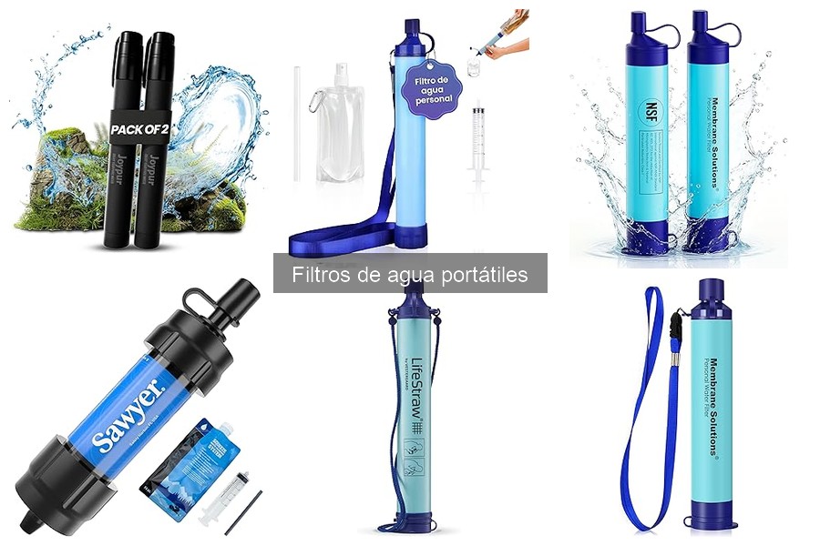 Tipos de Filtros de Agua Portátiles para Camping y Aventura