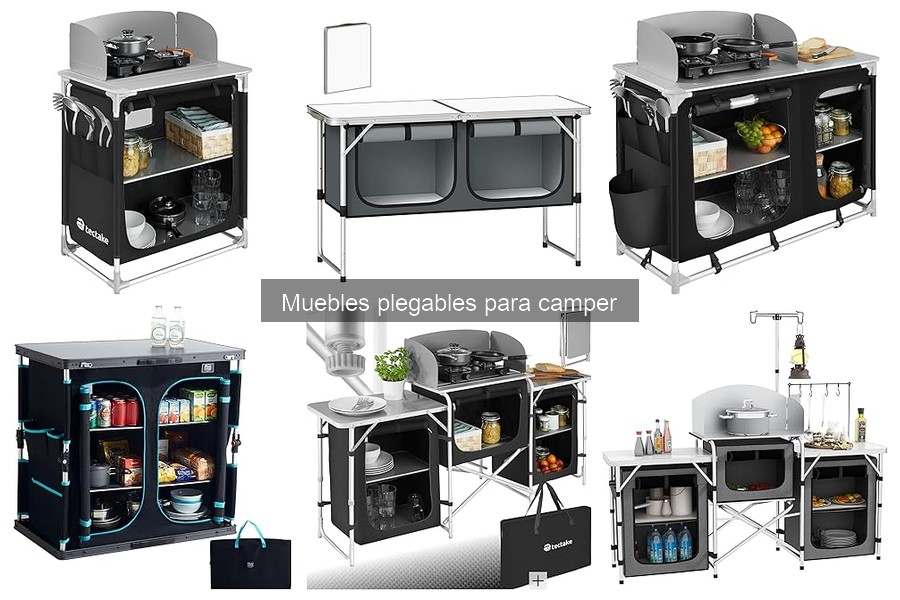 Tipos de muebles plegables para camper: guía esencial