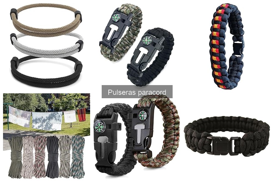 Tipos de pulseras paracord y sus usos en aventuras