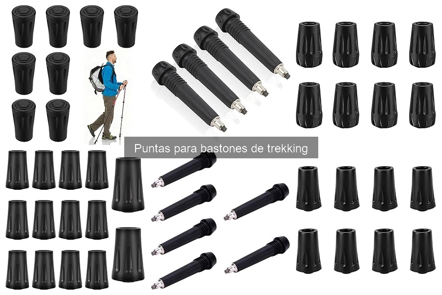 Tipos de puntas para bastones de trekking: guía y usos