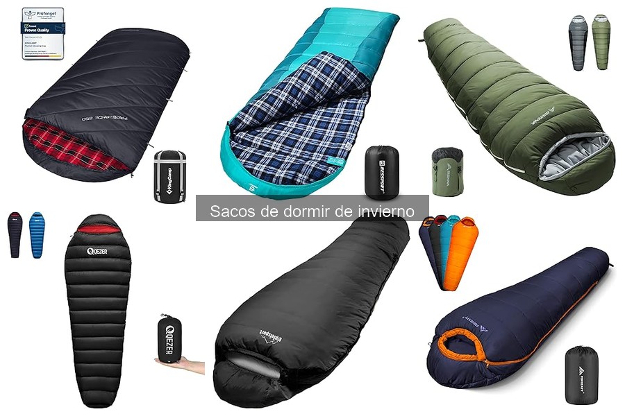 Tipos de sacos de dormir de invierno y sus ventajas