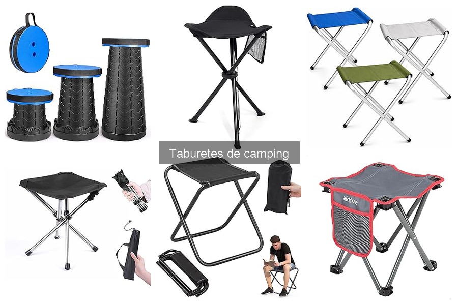 Tipos de taburetes de camping: opciones y materiales