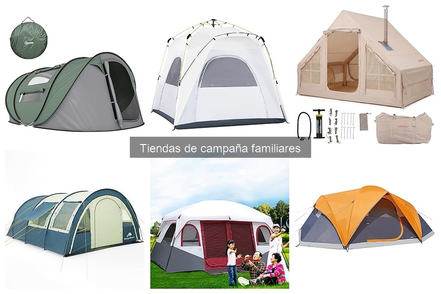 Tipos de Tiendas de Campaña Familiares para Tu Aventura