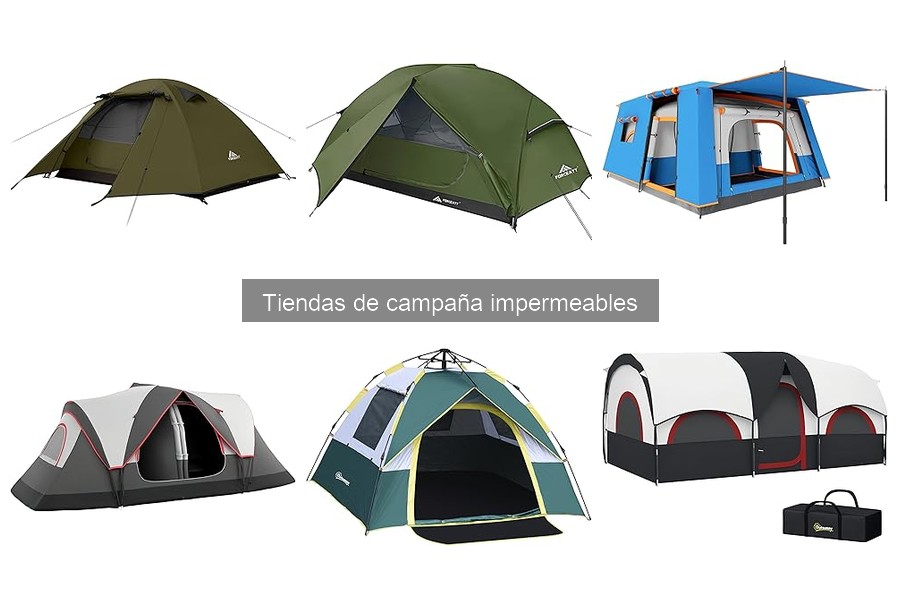 Tipos de tiendas de campaña impermeables para cada aventura