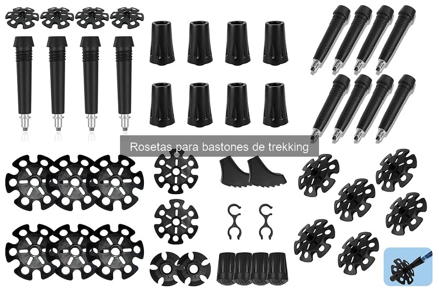 Todo sobre las rosetas para bastones de trekking