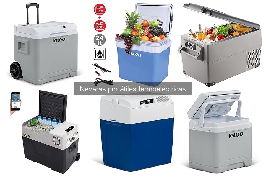 Uso efectivo de neveras portátiles termoeléctricas en viajes largos