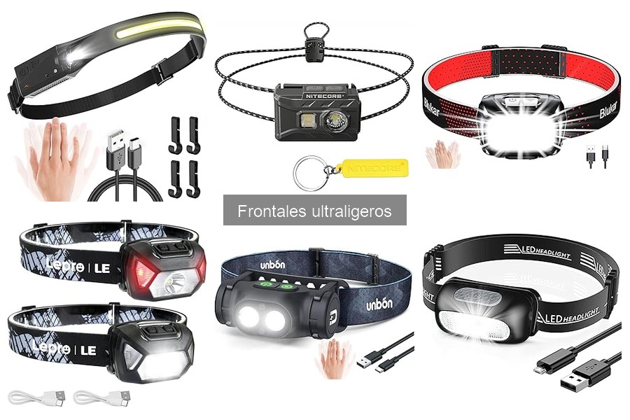 Ventajas de usar frontales ultraligeros en actividades al aire libre