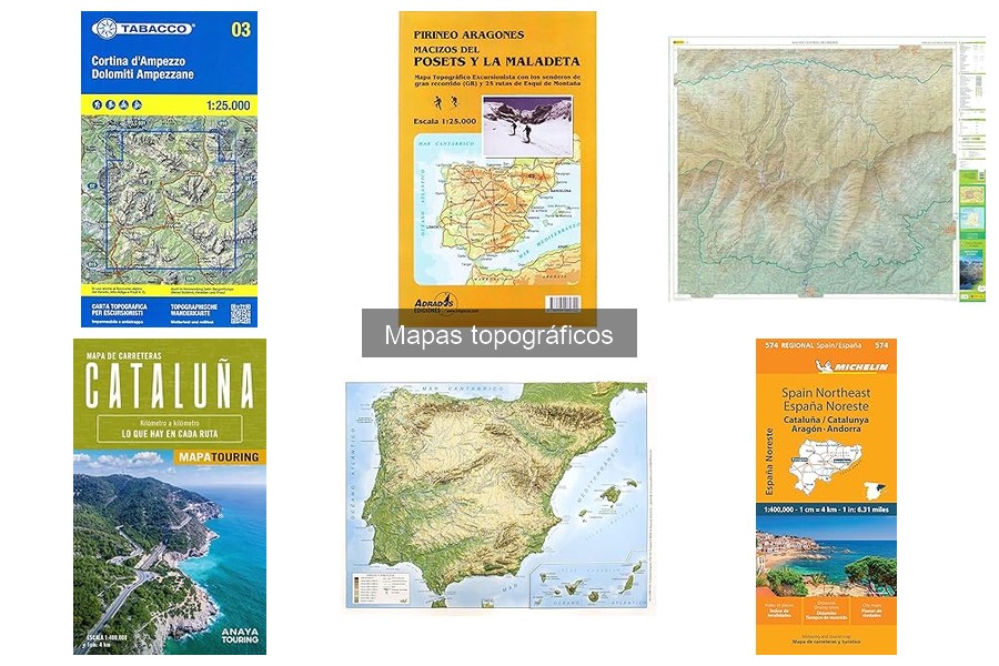 Ventajas de usar mapas topográficos en actividades al aire libre