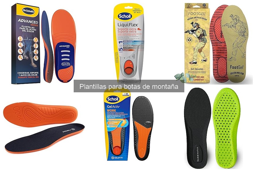 Ventajas de usar plantillas en botas de montaña
