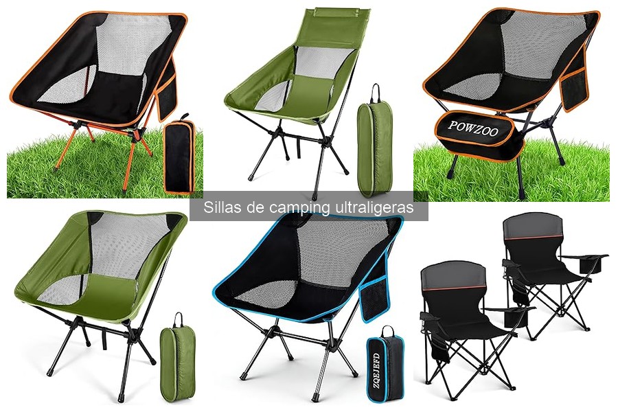 Ventajas y desventajas de las sillas de camping ultraligeras