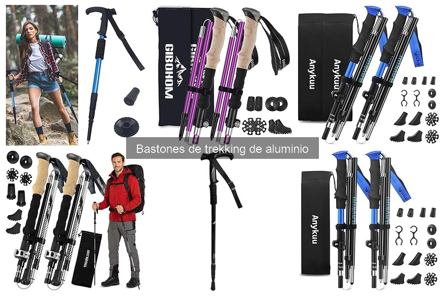 Ventajas y desventajas de los bastones de trekking de aluminio