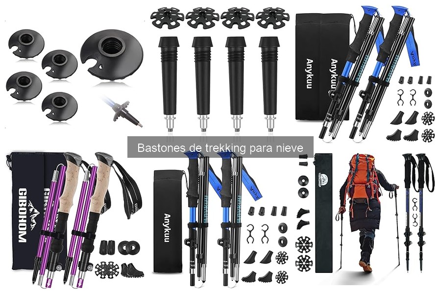 Ventajas y desventajas de los bastones de trekking para nieve