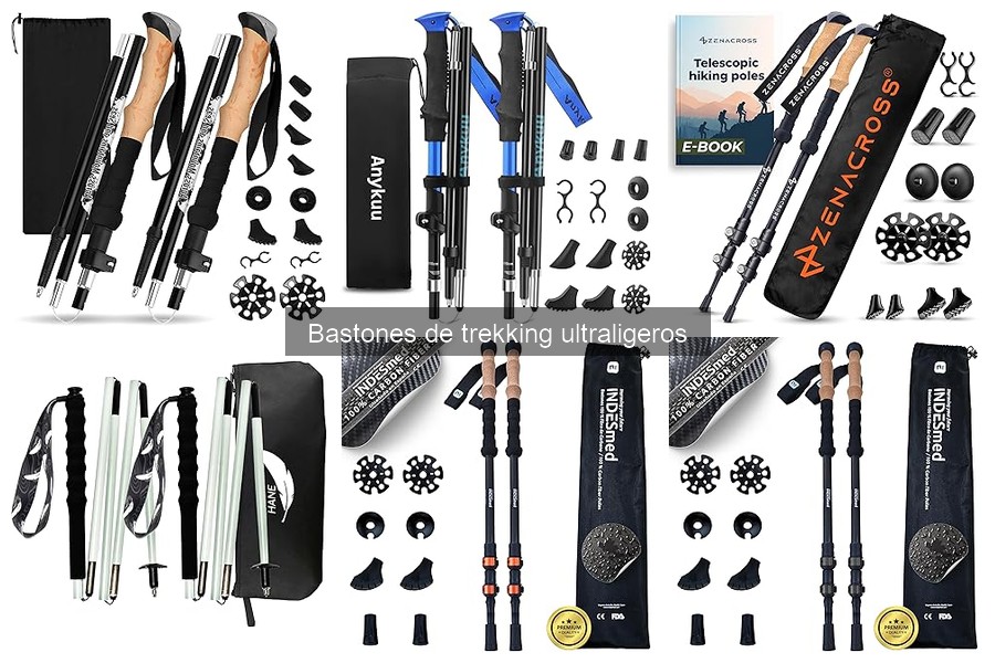 Ventajas y desventajas de los bastones de trekking ultraligeros