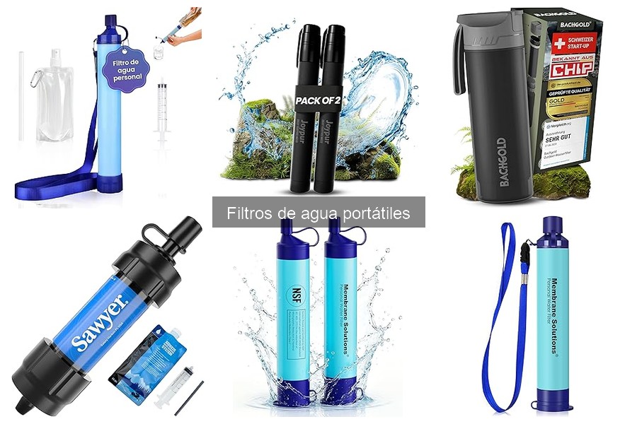 Ventajas y desventajas de los filtros de agua portátiles