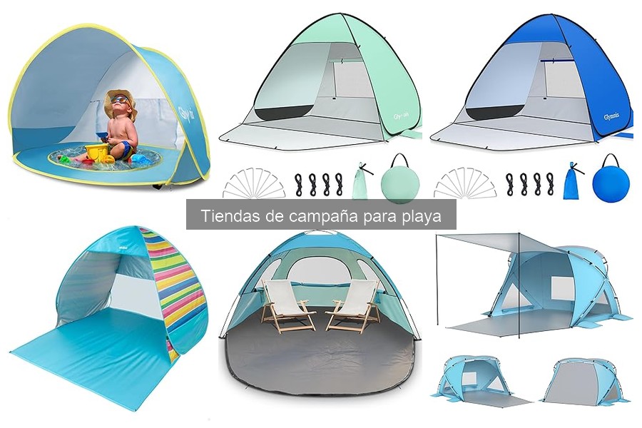 Ventajas y desventajas de tiendas de campaña para playa